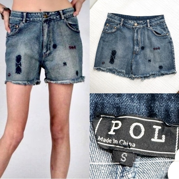 POL Denim Shorts - Picture 1 of 9